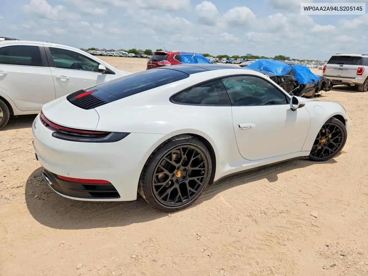 2020 Porsche 911 Carrera VIN: WP0AA2A94LS205145 Lot: 57475906