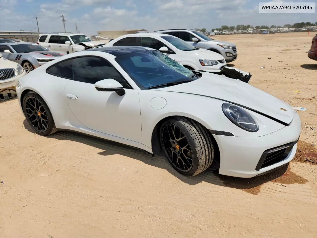 2020 Porsche 911 Carrera VIN: WP0AA2A94LS205145 Lot: 57475906