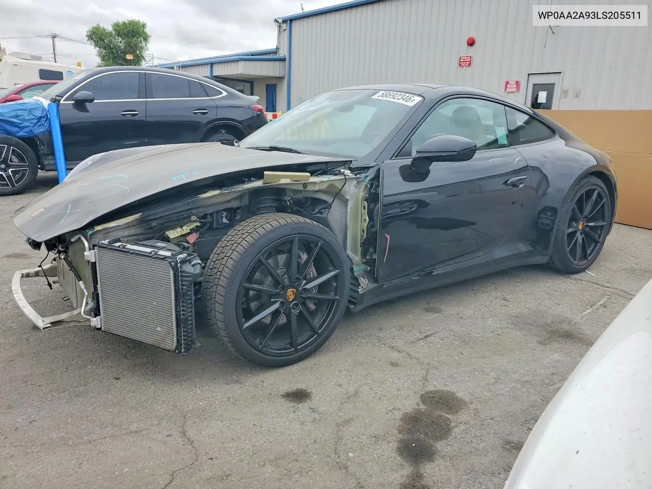 2020 Porsche 911 Carrera VIN: WP0AA2A93LS205511 Lot: 58692346