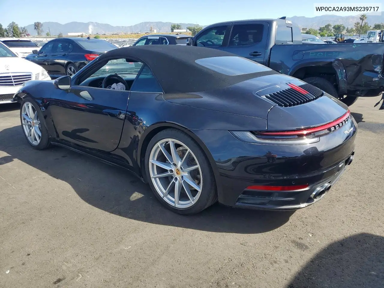 2021 Porsche 911 Carrera VIN: WP0CA2A93MS239717 Lot: 51148266