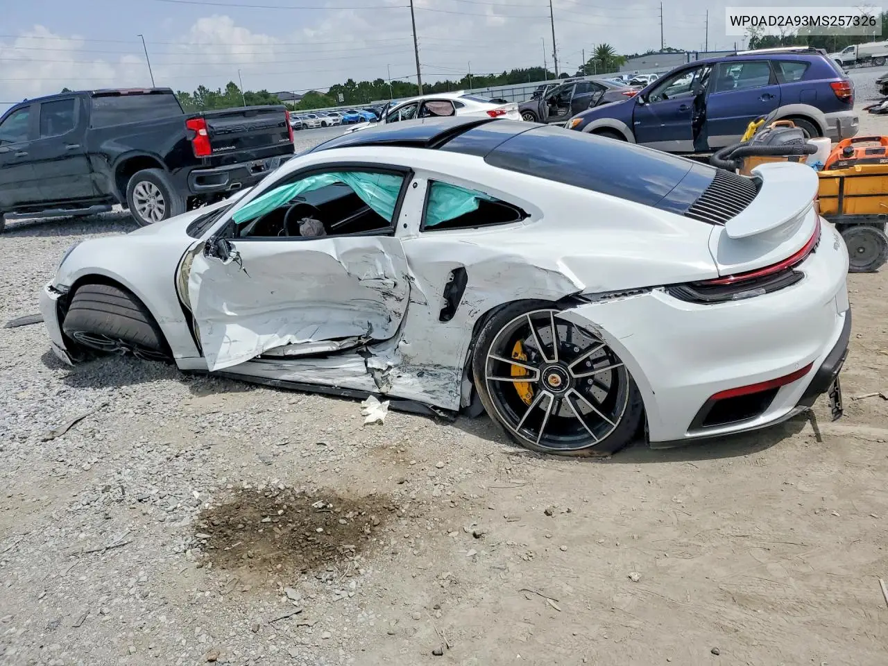 2021 Porsche 911 Turbo VIN: WP0AD2A93MS257326 Lot: 59345976