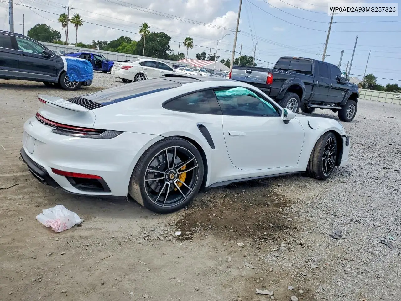 2021 Porsche 911 Turbo VIN: WP0AD2A93MS257326 Lot: 59345976