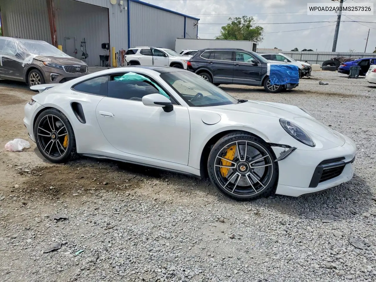 2021 Porsche 911 Turbo VIN: WP0AD2A93MS257326 Lot: 59345976