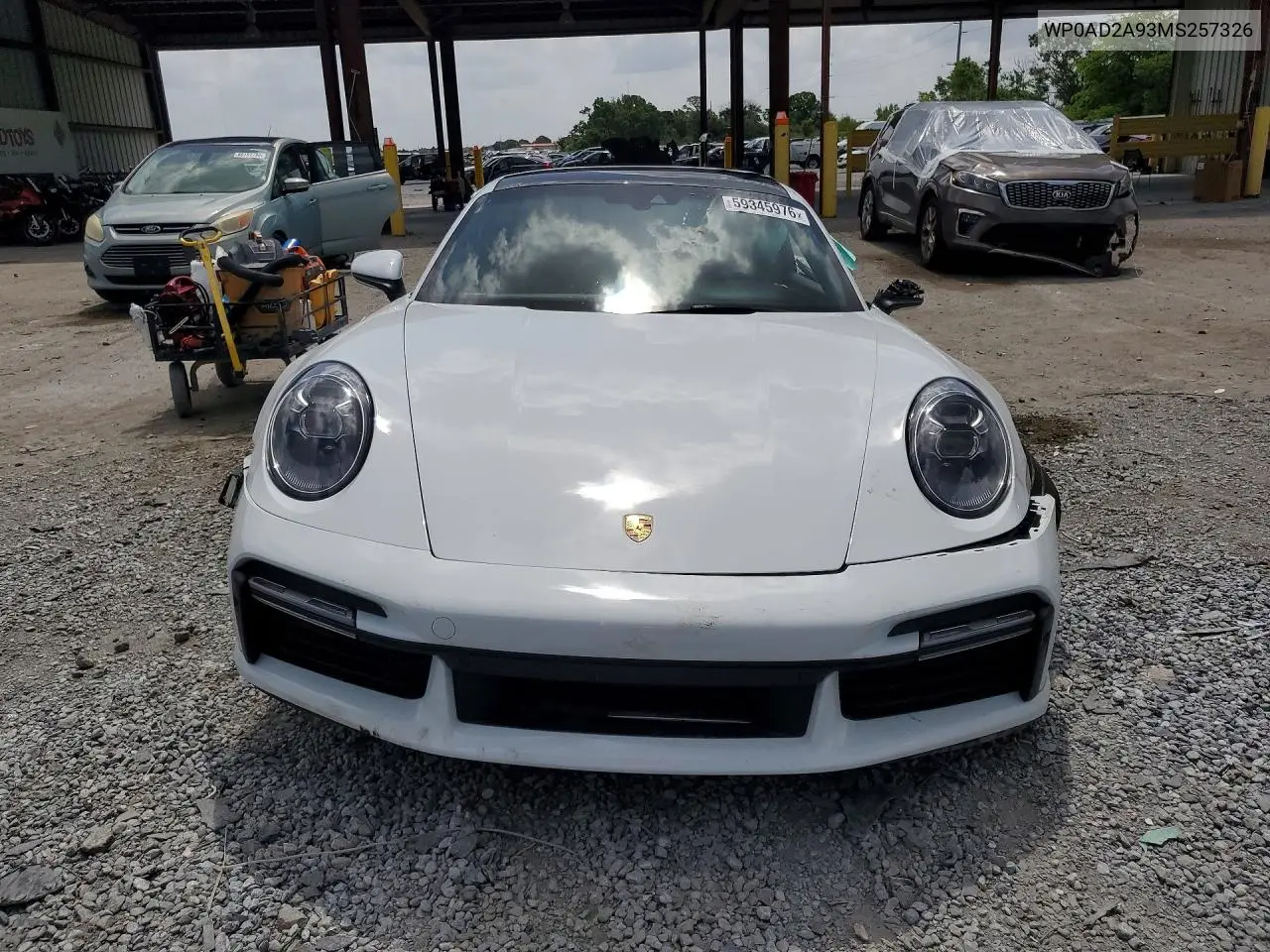 2021 Porsche 911 Turbo VIN: WP0AD2A93MS257326 Lot: 59345976