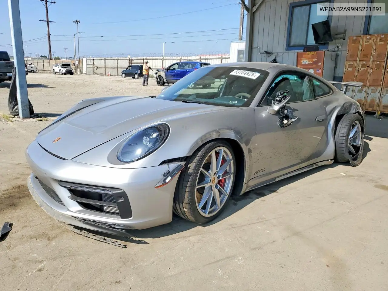 2022 Porsche 911 Carrera S VIN: WP0AB2A99NS221891 Lot: 53154626