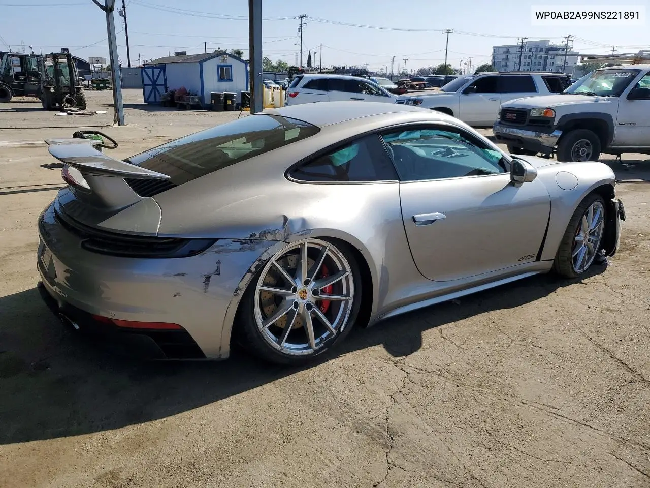 2022 Porsche 911 Carrera S VIN: WP0AB2A99NS221891 Lot: 53154626
