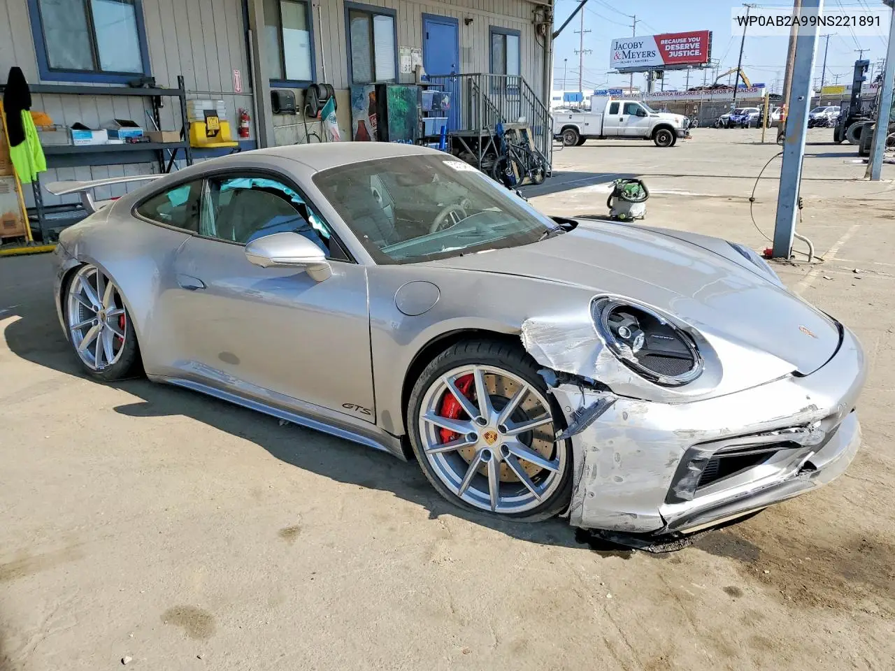 2022 Porsche 911 Carrera S VIN: WP0AB2A99NS221891 Lot: 53154626