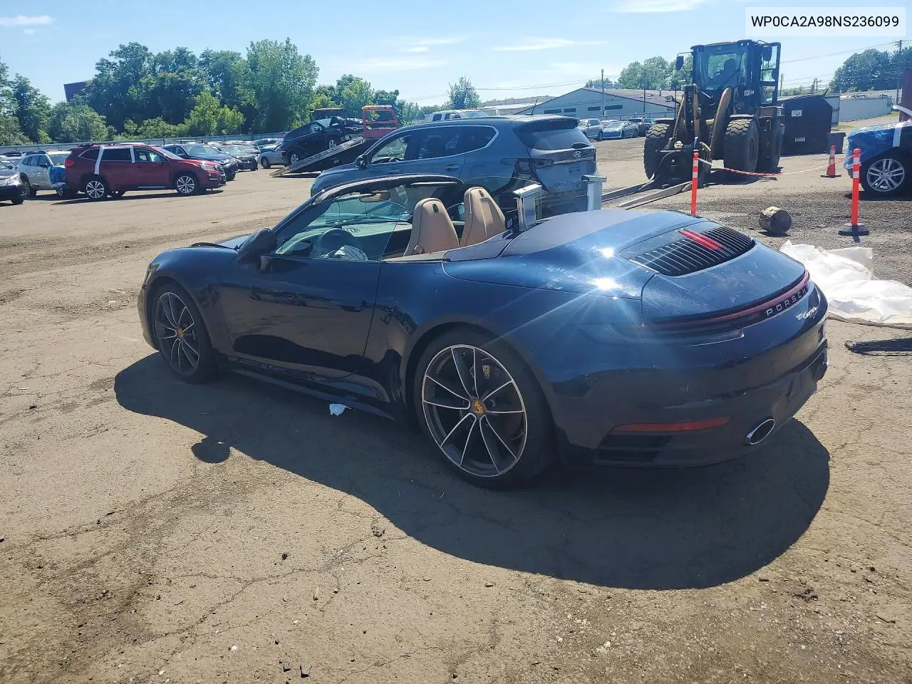 2022 Porsche 911 Carrera VIN: WP0CA2A98NS236099 Lot: 56286586
