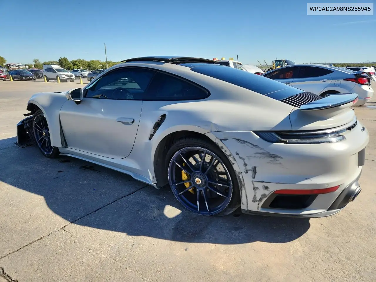 2022 Porsche 911 Turbo VIN: WP0AD2A98NS255945 Lot: 78606545