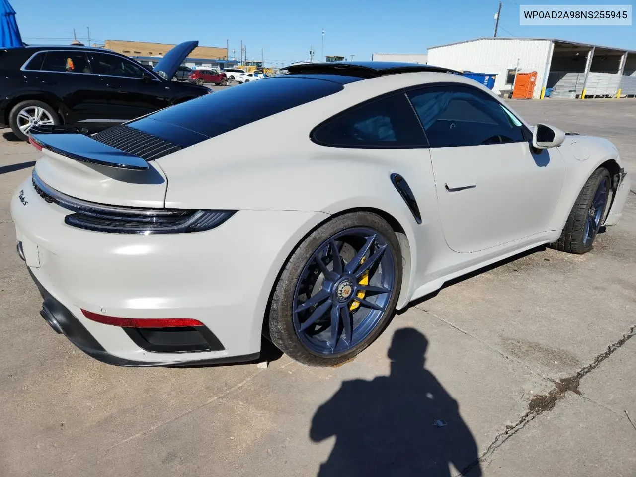 2022 Porsche 911 Turbo VIN: WP0AD2A98NS255945 Lot: 78606545