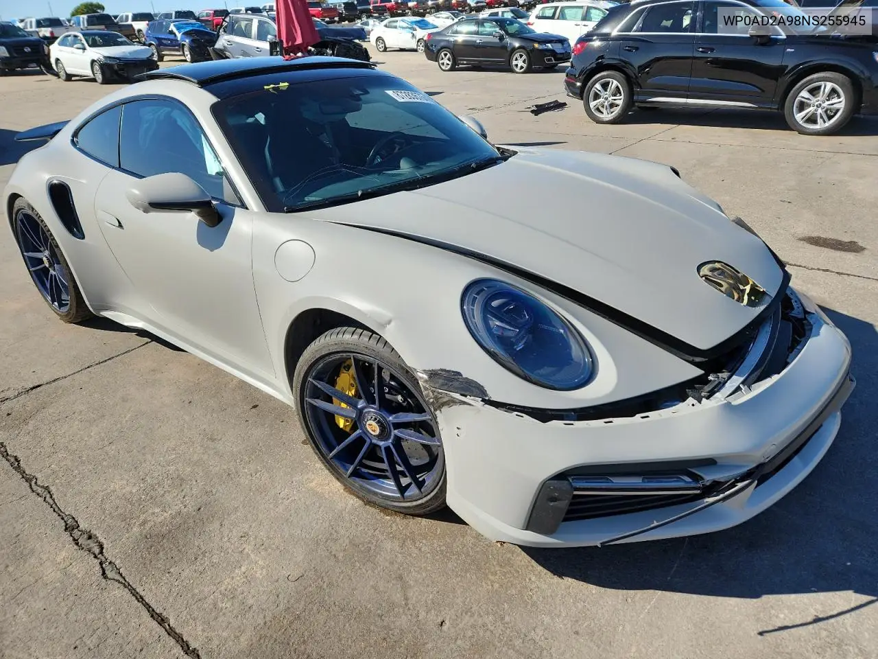 2022 Porsche 911 Turbo VIN: WP0AD2A98NS255945 Lot: 78606545