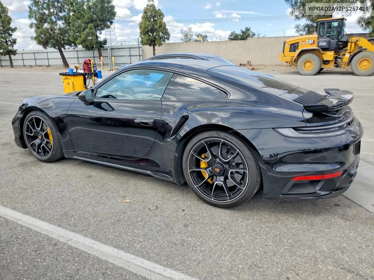 2023 Porsche 911 Turbo VIN: WP0AD2A92PS257421 Lot: 49948296