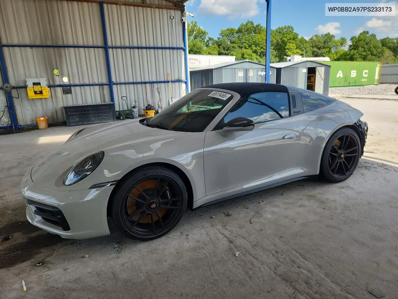 2023 Porsche 911 Targa 4S VIN: WP0BB2A97PS233173 Lot: 58619466