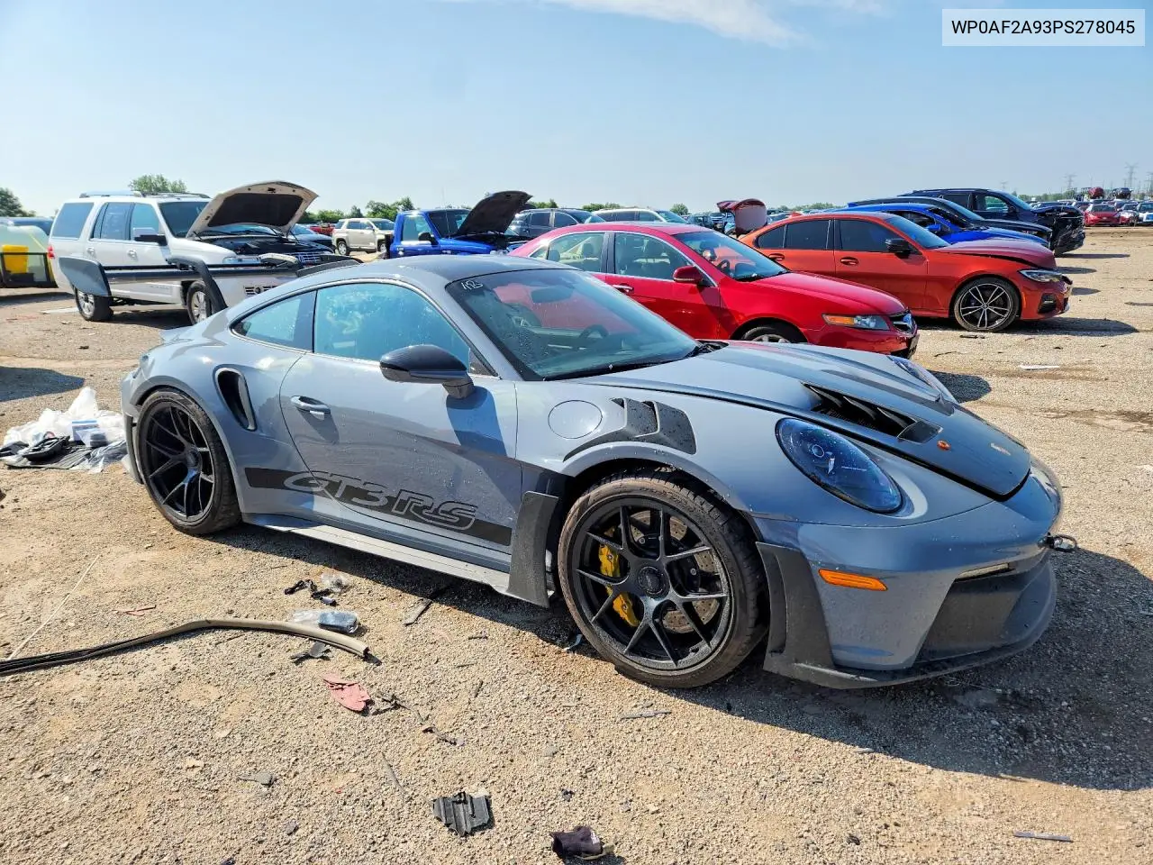 2023 Porsche 911 Gt3 Rs VIN: WP0AF2A93PS278045 Lot: 59841506