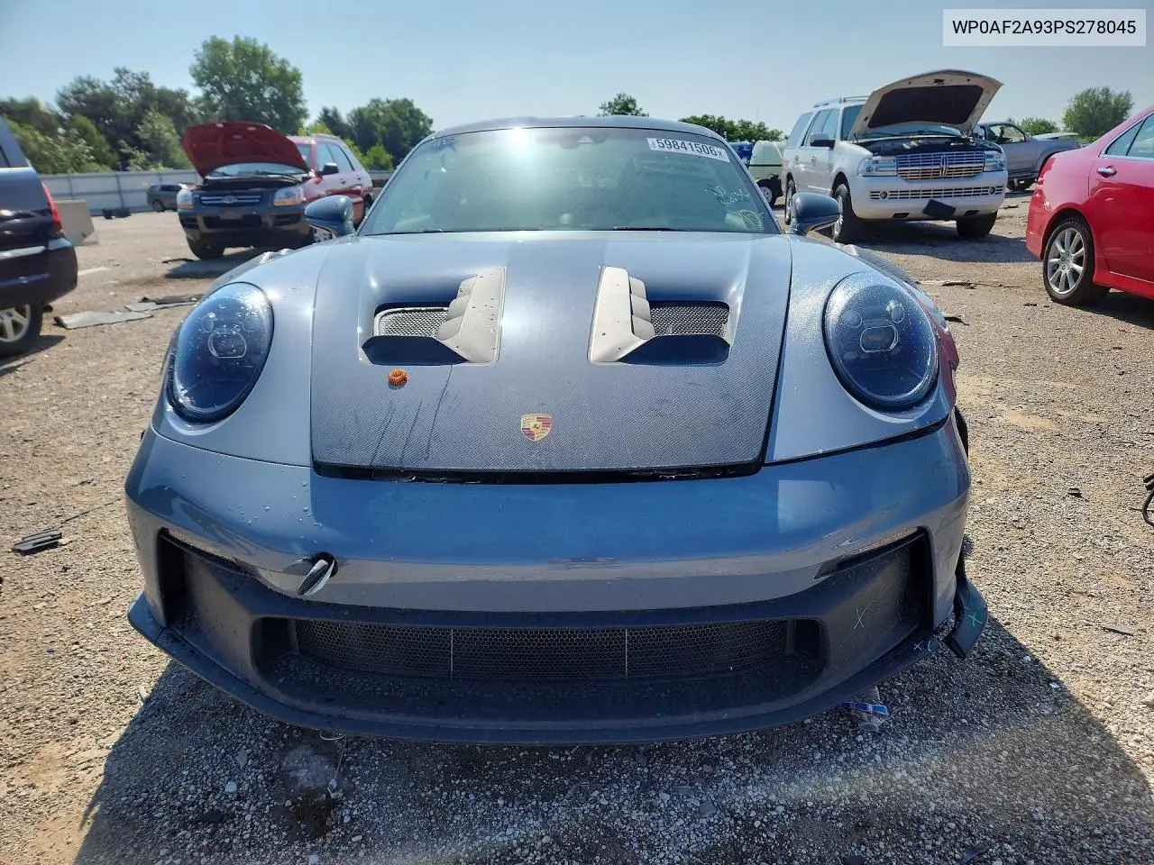 2023 Porsche 911 Gt3 Rs VIN: WP0AF2A93PS278045 Lot: 59841506
