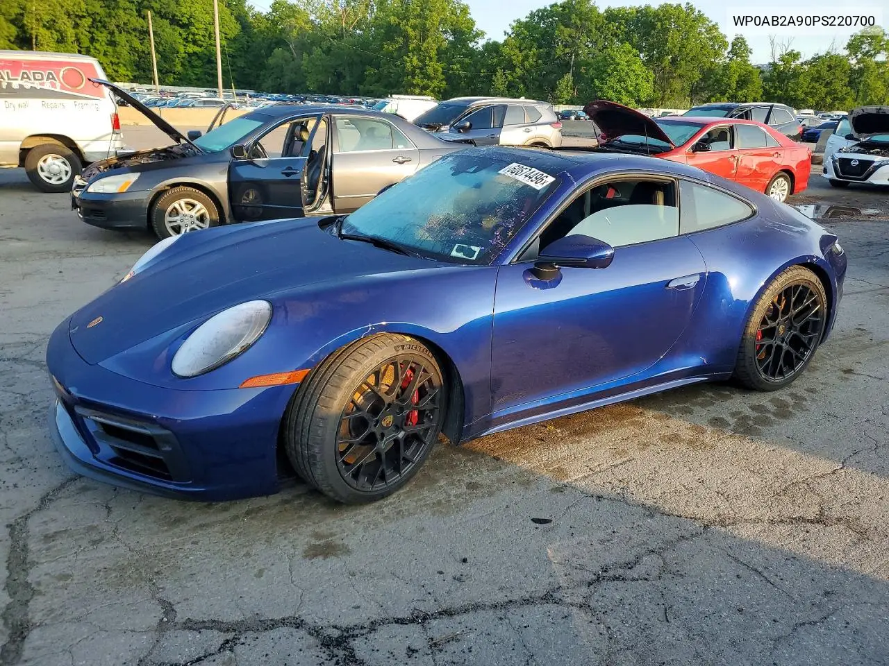 2023 Porsche 911 Carrera S VIN: WP0AB2A90PS220700 Lot: 60674496