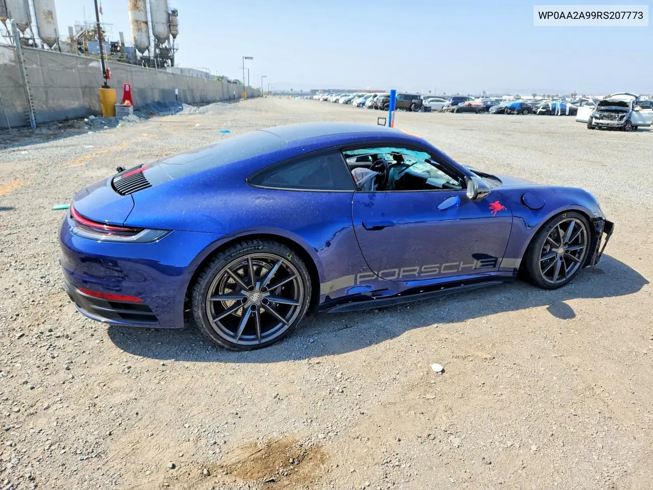 2024 Porsche 911 Carrera VIN: WP0AA2A99RS207773 Lot: 54445656