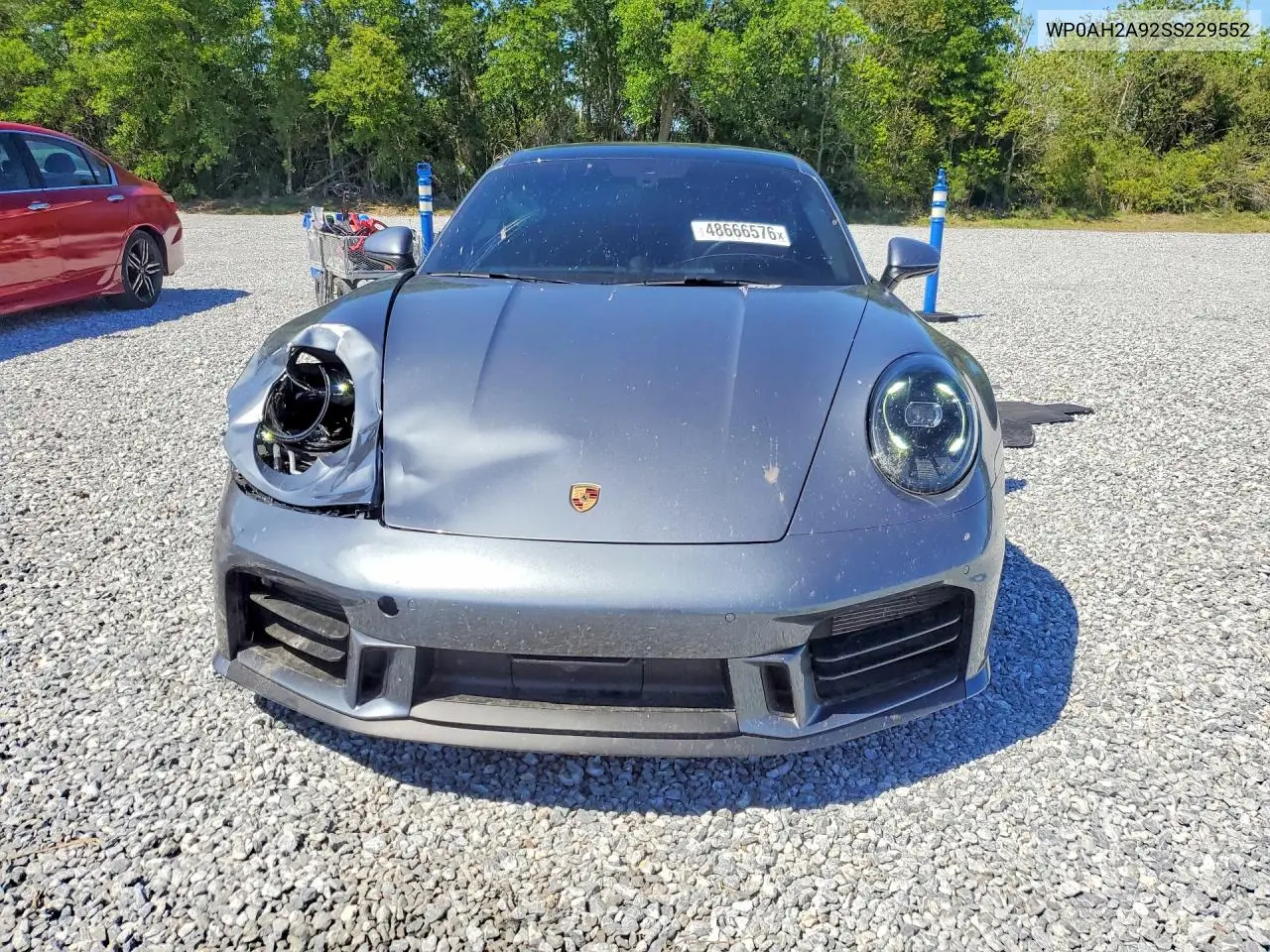 2025 Porsche 911 Carrera S VIN: WP0AH2A92SS229552 Lot: 48666576