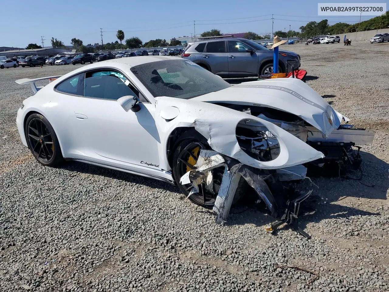 2026 Porsche 911 VIN: WP0AB2A99TS227008 Lot: 54718296