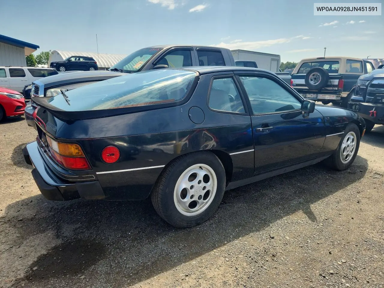 1988 Porsche 924 S VIN: WP0AA0928JN451591 Lot: 85617465