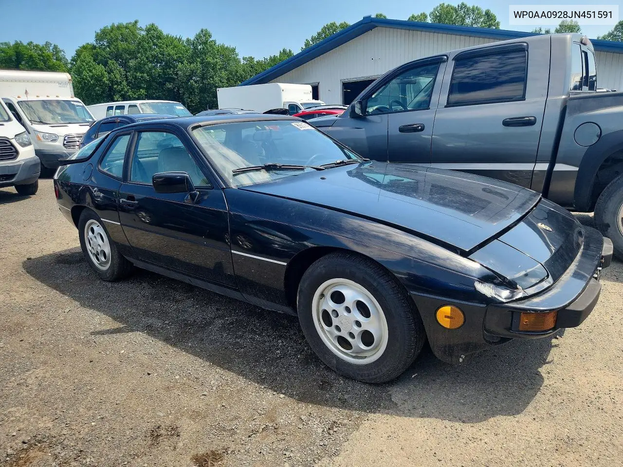 1988 Porsche 924 S VIN: WP0AA0928JN451591 Lot: 85617465