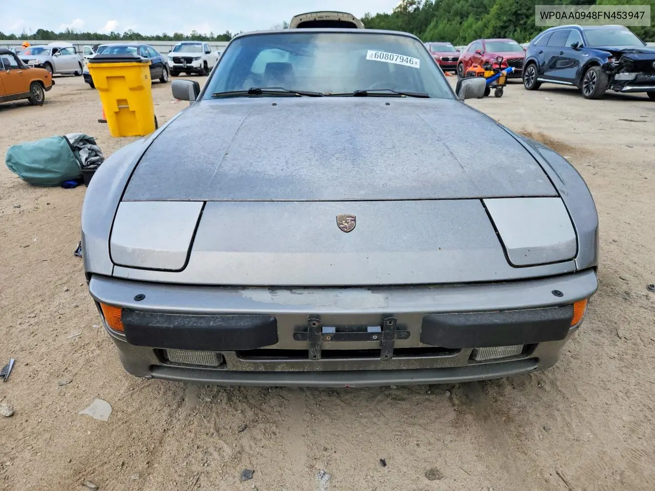 1985 Porsche 944 VIN: WP0AA0948FN453947 Lot: 60807946