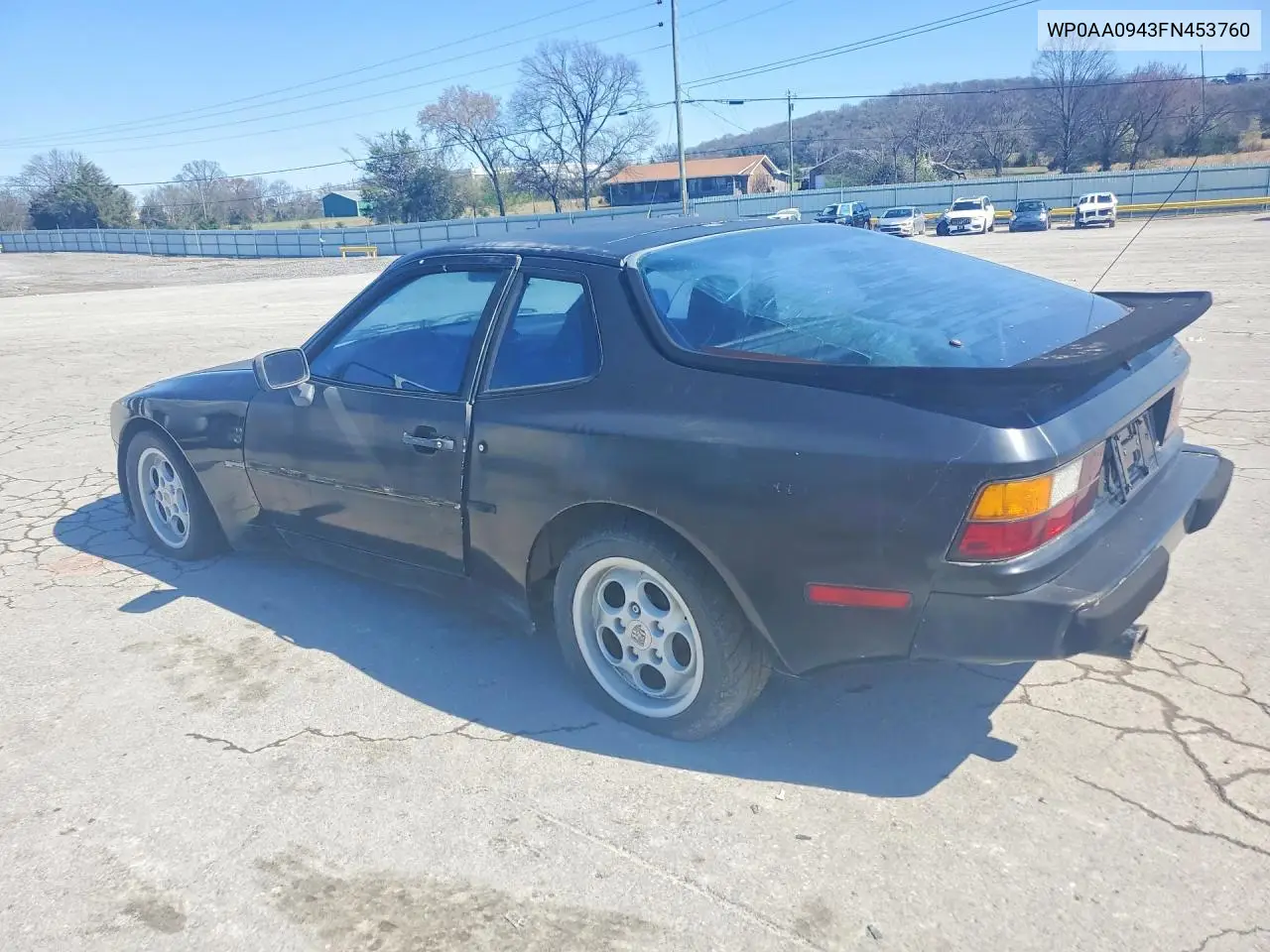 1985 Porsche 944 VIN: WP0AA0943FN453760 Lot: 79996545