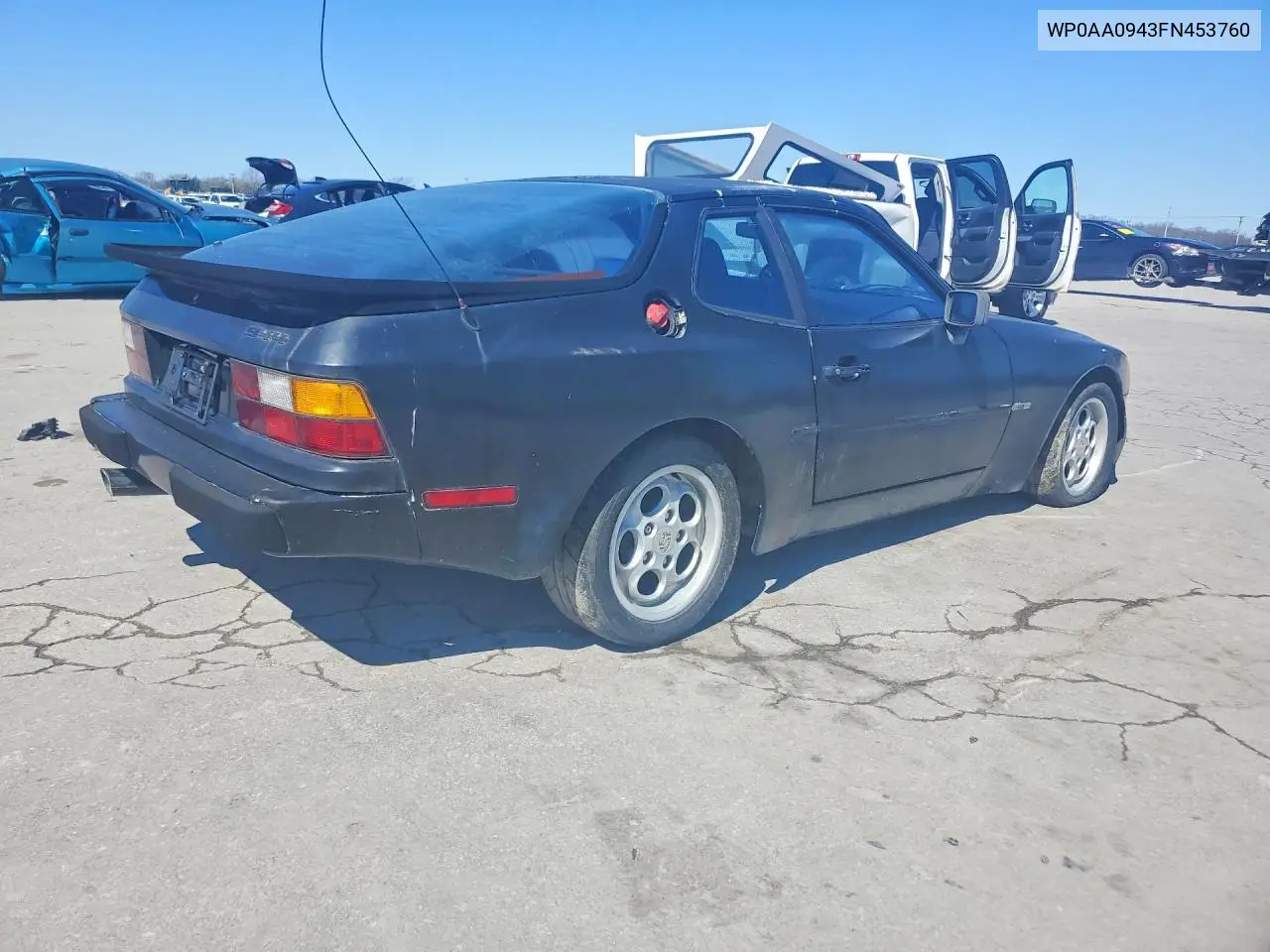 1985 Porsche 944 VIN: WP0AA0943FN453760 Lot: 79996545
