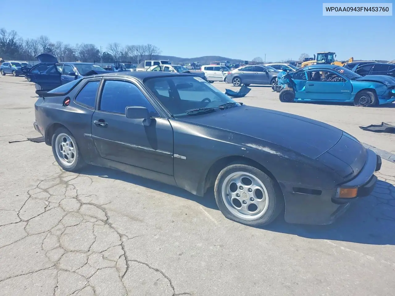 1985 Porsche 944 VIN: WP0AA0943FN453760 Lot: 79996545