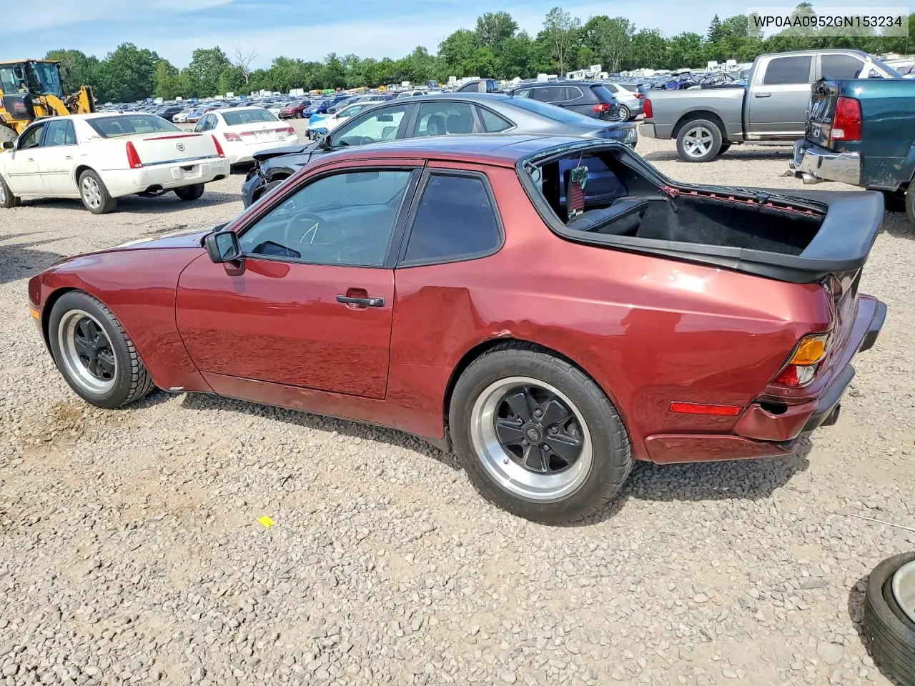 1986 Porsche 944 VIN: WP0AA0952GN153234 Lot: 61049716