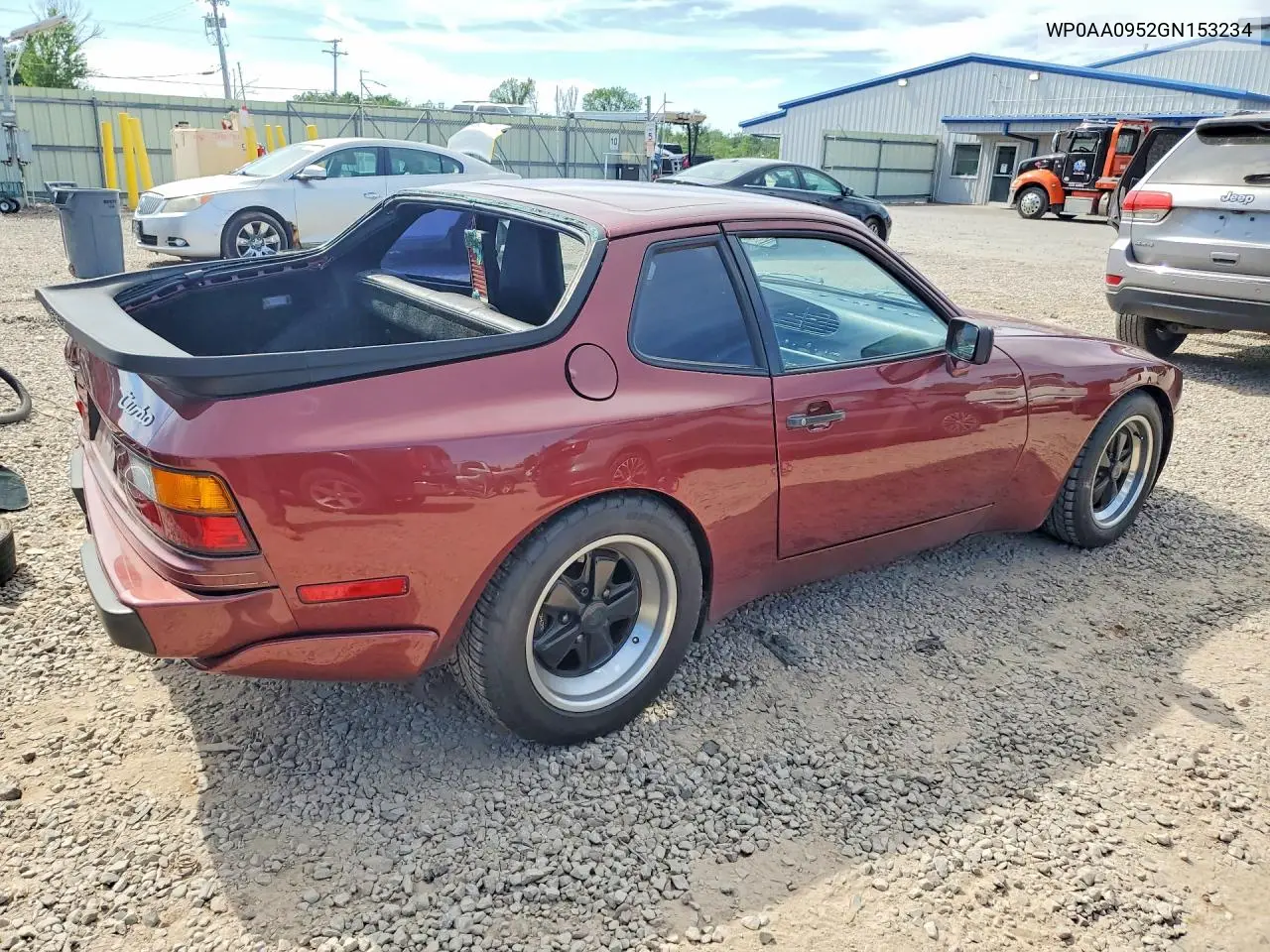 1986 Porsche 944 VIN: WP0AA0952GN153234 Lot: 61049716