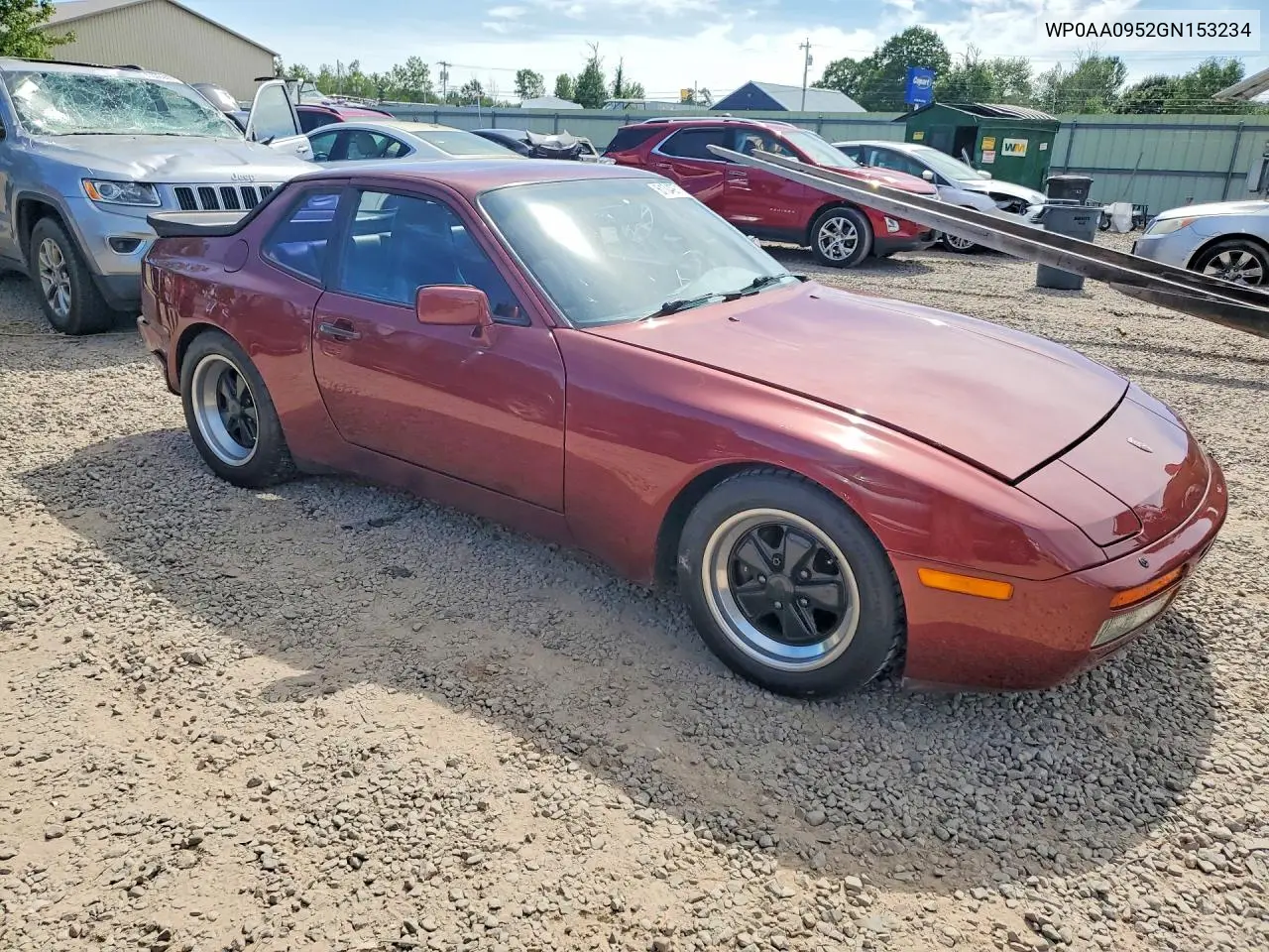1986 Porsche 944 VIN: WP0AA0952GN153234 Lot: 61049716