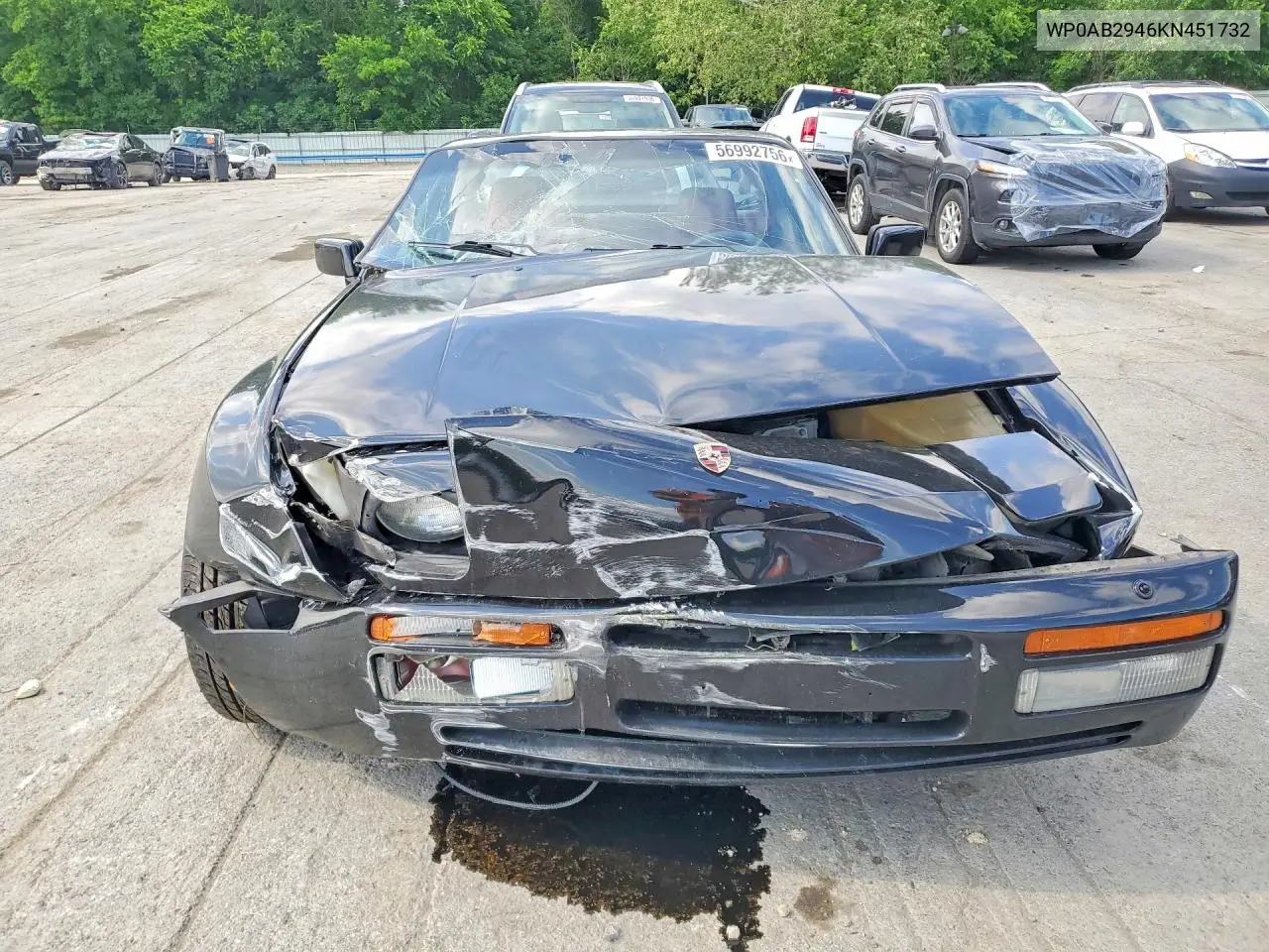 1989 Porsche 944 S-2 VIN: WP0AB2946KN451732 Lot: 56992756