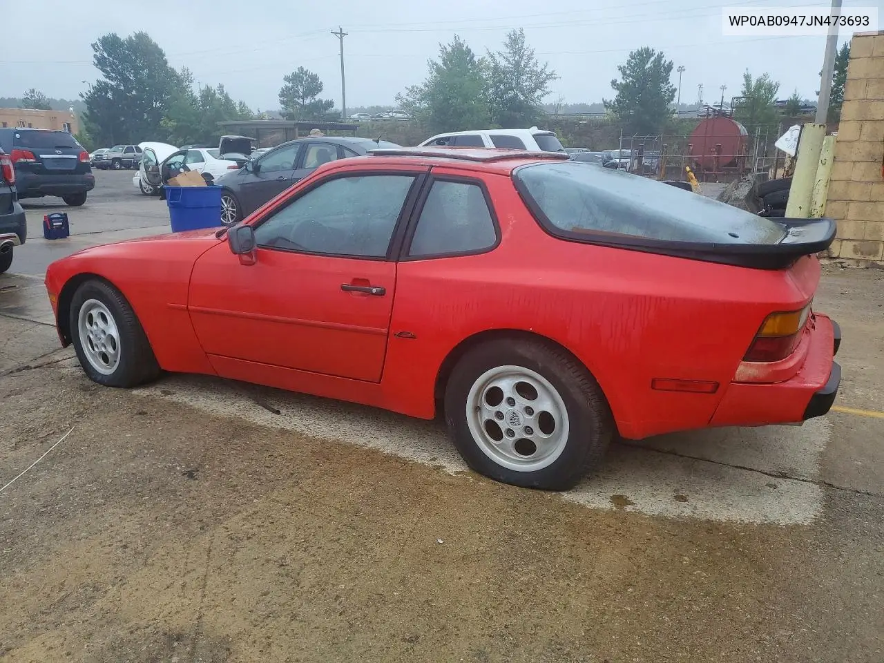 1992 Porsche 944 VIN: WP0AB0947JN473693 Lot: 57690196