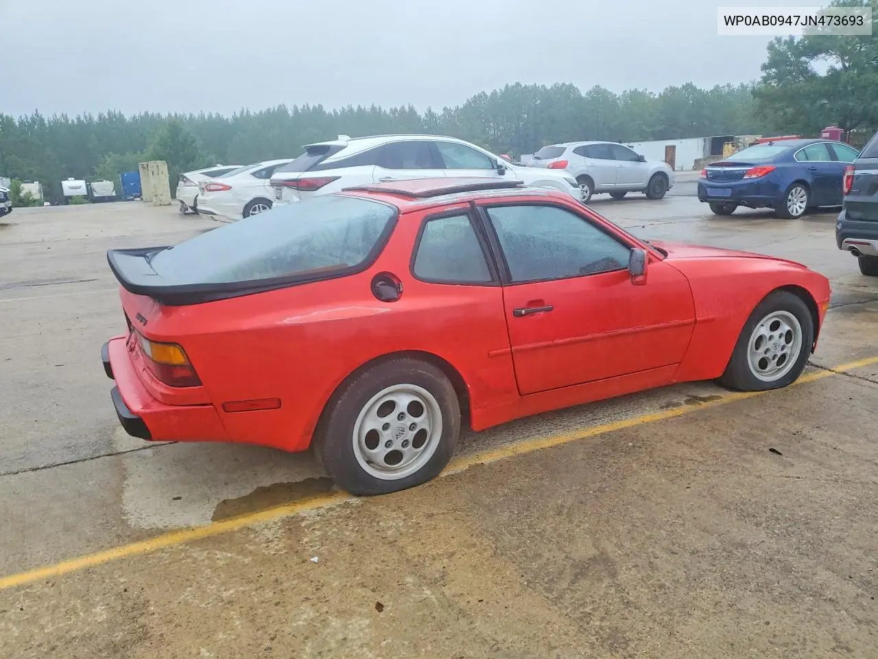 1992 Porsche 944 VIN: WP0AB0947JN473693 Lot: 57690196