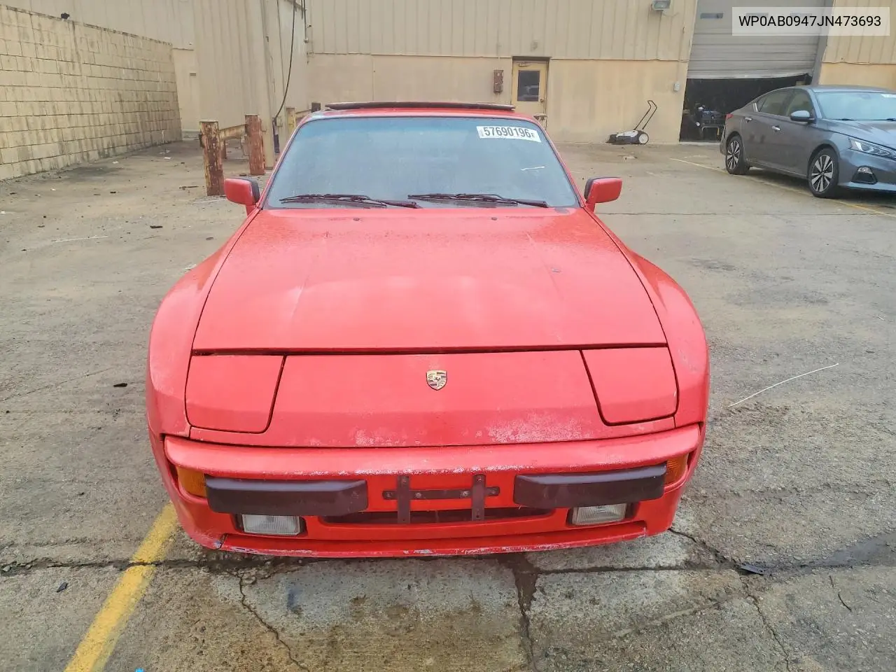 1992 Porsche 944 VIN: WP0AB0947JN473693 Lot: 57690196