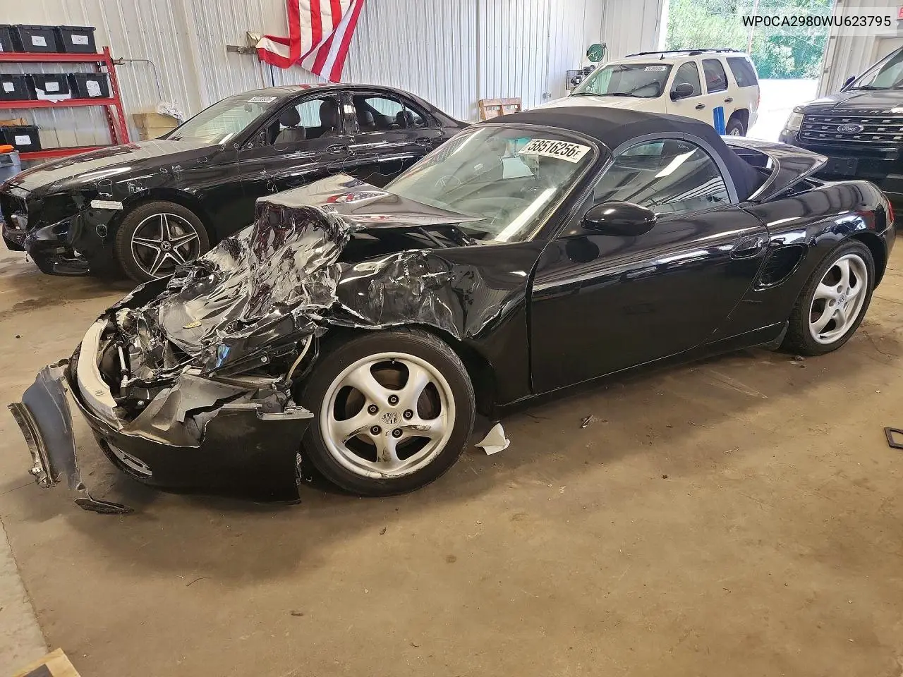 1998 Porsche Boxster VIN: WP0CA2980WU623795 Lot: 58516256