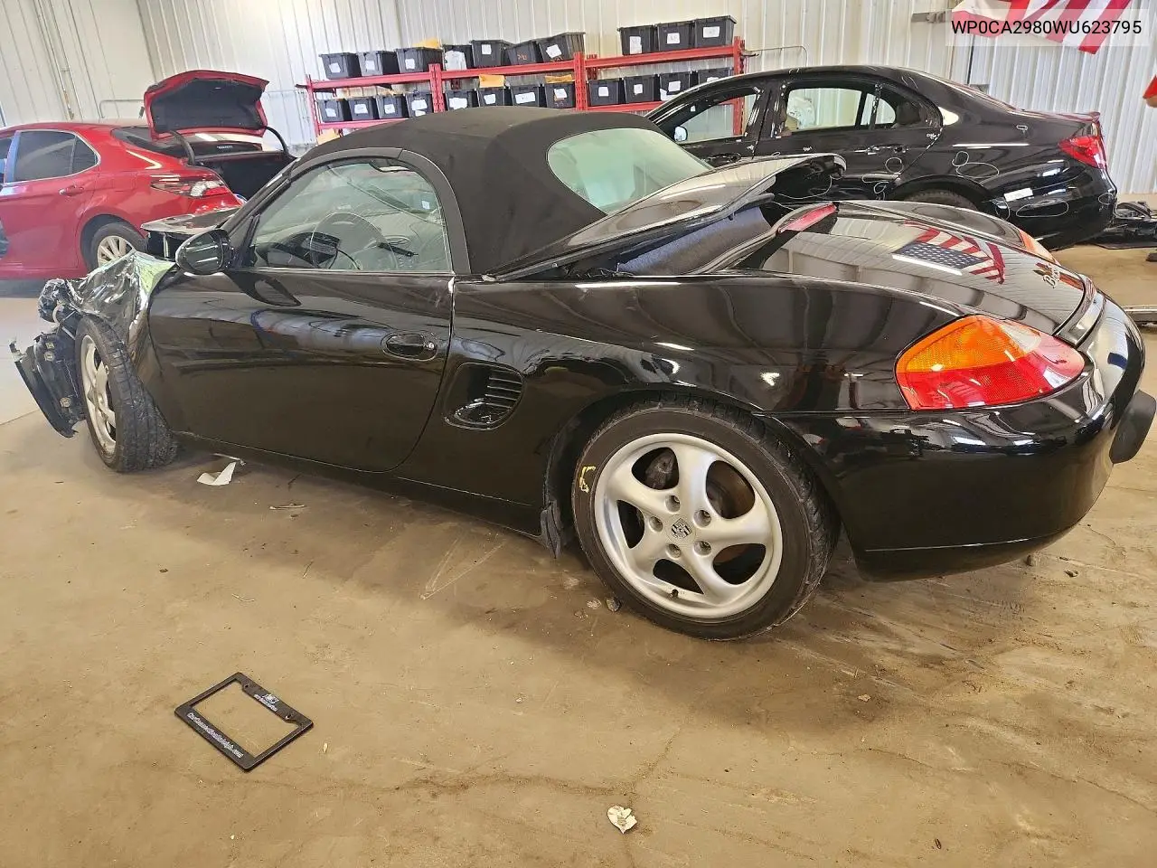 1998 Porsche Boxster VIN: WP0CA2980WU623795 Lot: 58516256
