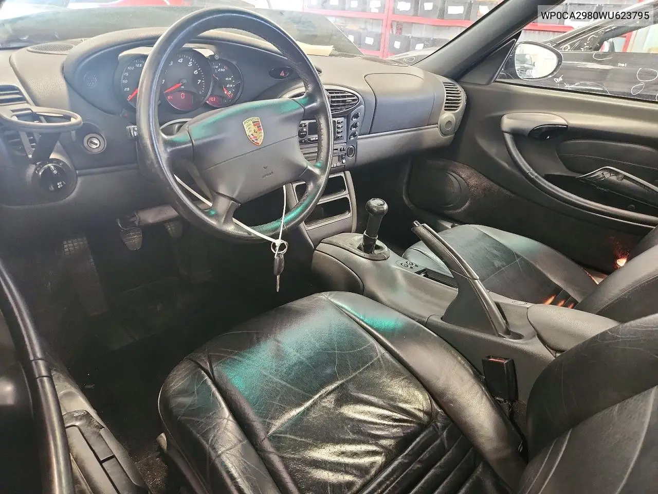 1998 Porsche Boxster VIN: WP0CA2980WU623795 Lot: 58516256