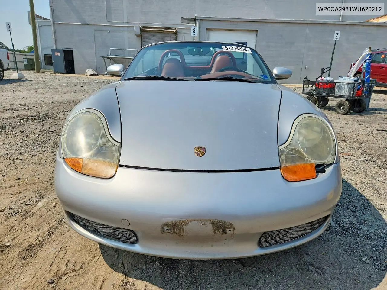 1998 Porsche Boxster VIN: WP0CA2981WU620212 Lot: 61248386