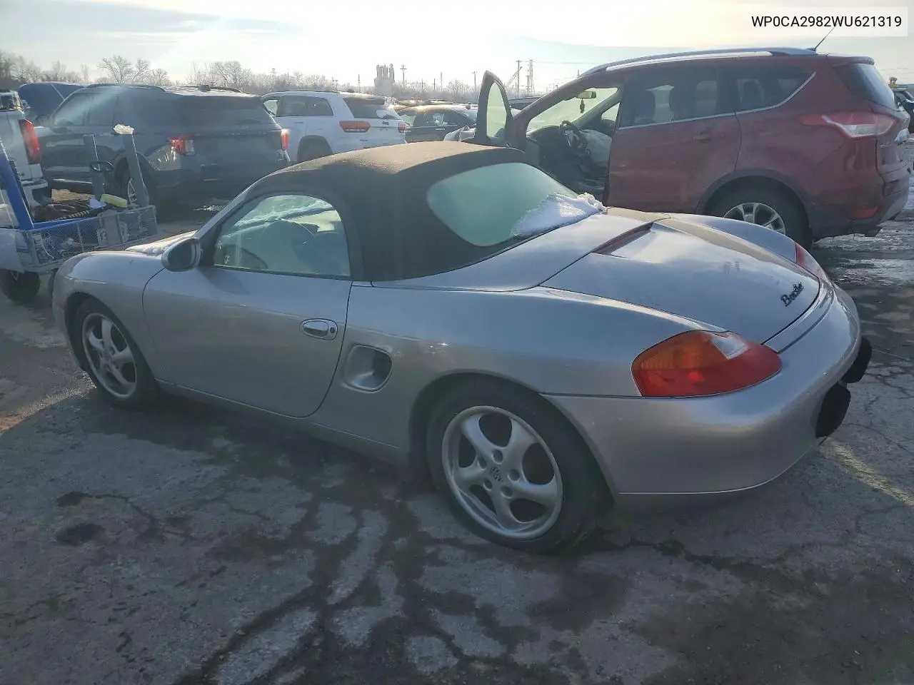 1998 Porsche Boxster VIN: WP0CA2982WU621319 Lot: 74738465