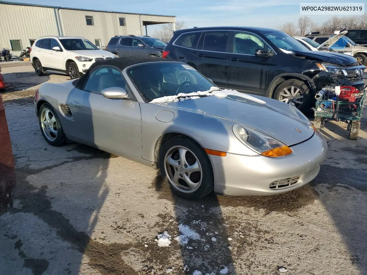 1998 Porsche Boxster VIN: WP0CA2982WU621319 Lot: 74738465