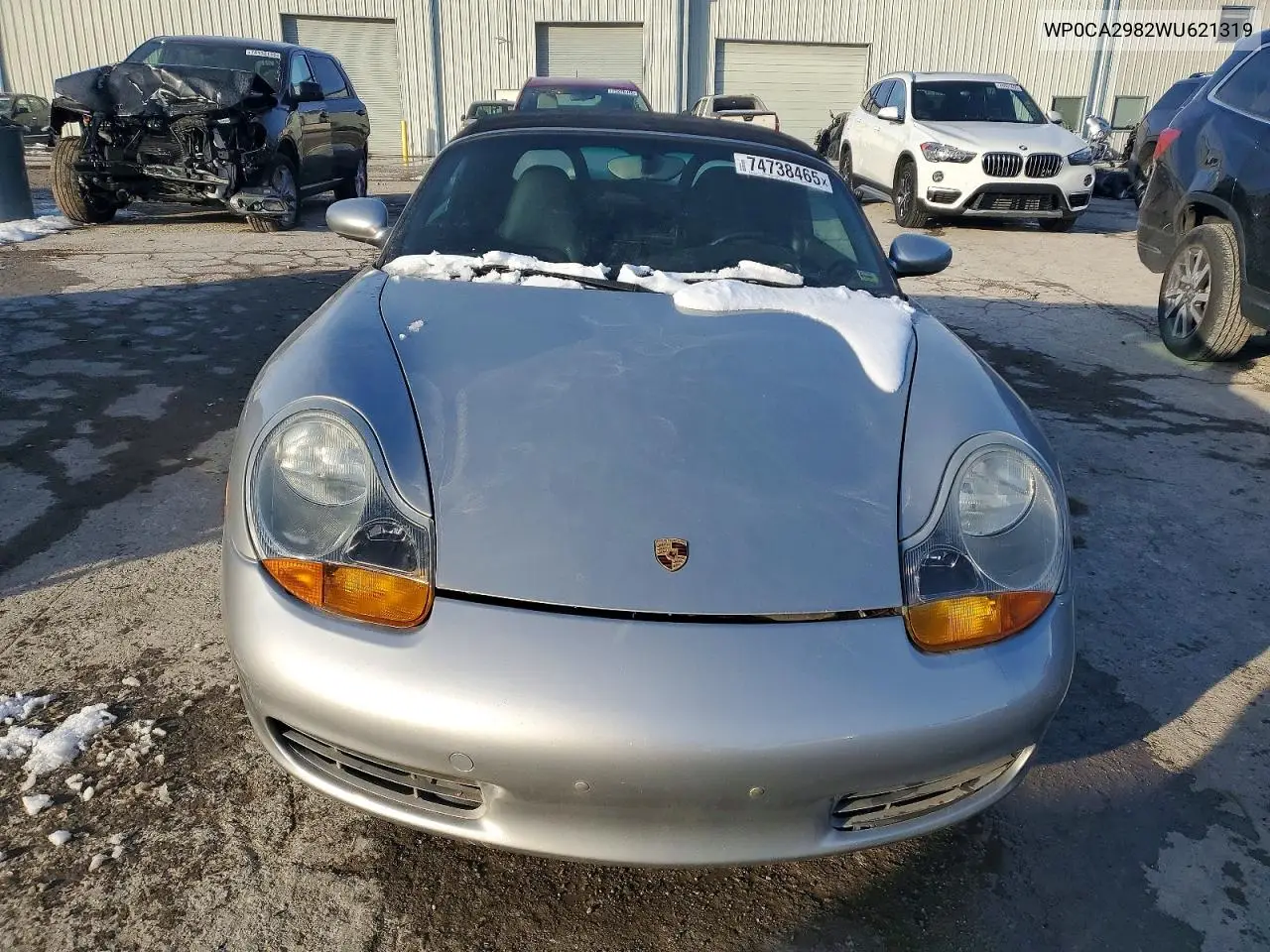 1998 Porsche Boxster VIN: WP0CA2982WU621319 Lot: 74738465