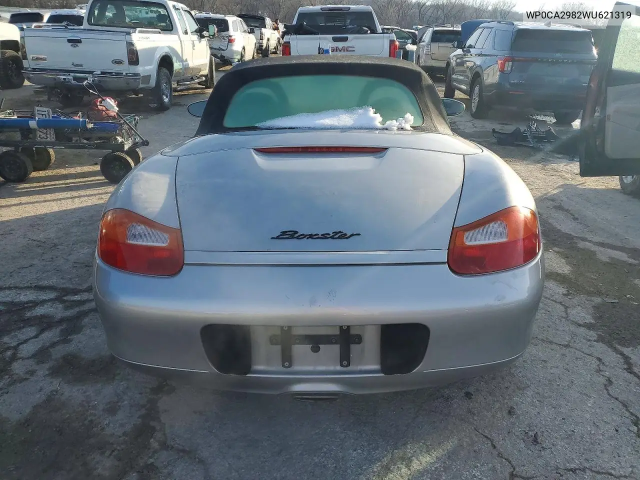 1998 Porsche Boxster VIN: WP0CA2982WU621319 Lot: 74738465