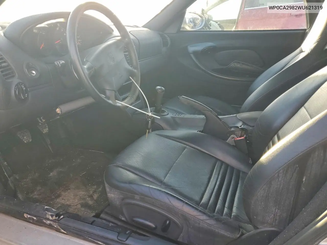 1998 Porsche Boxster VIN: WP0CA2982WU621319 Lot: 74738465