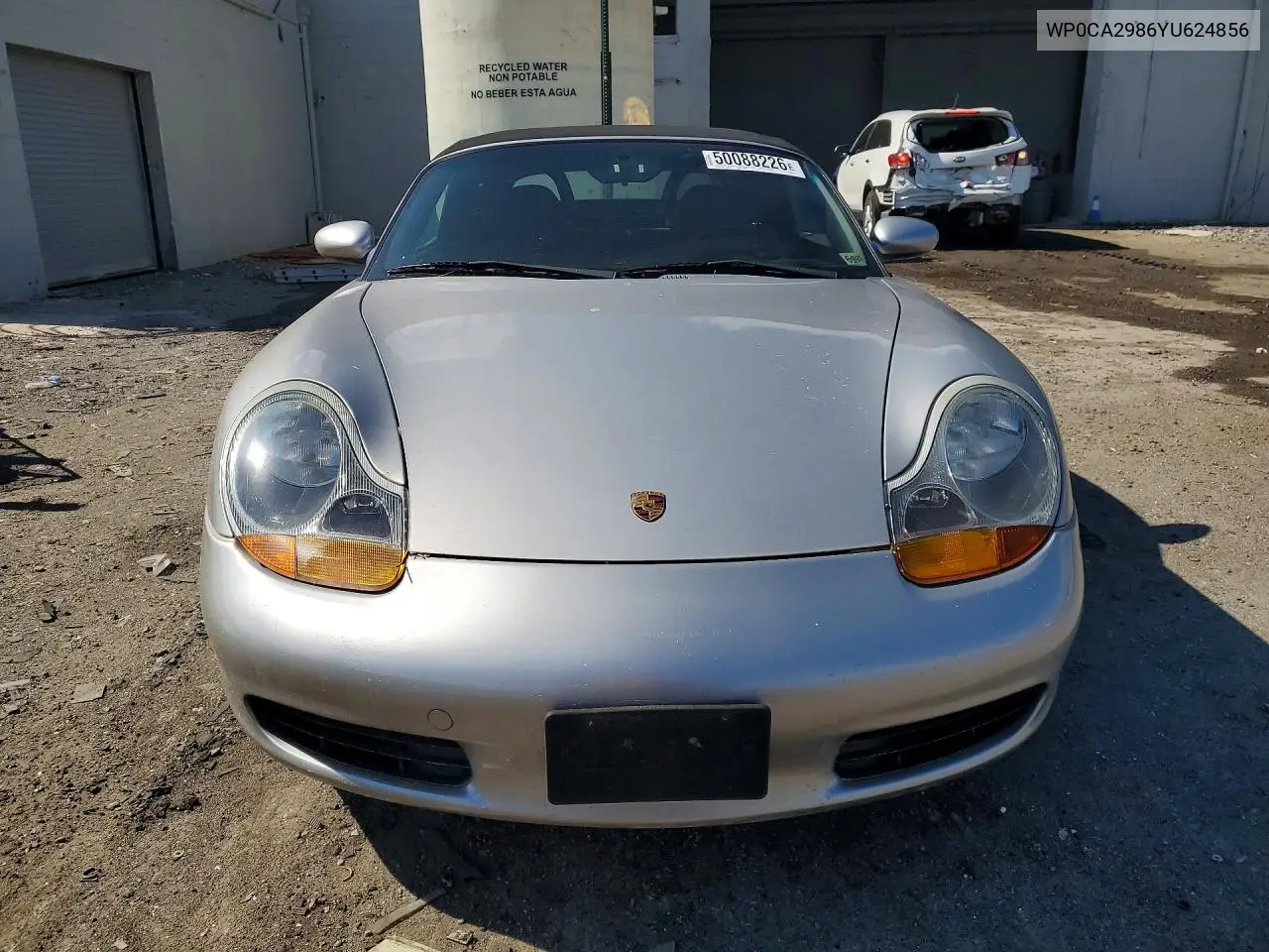 2000 Porsche Boxster VIN: WP0CA2986YU624856 Lot: 50088226