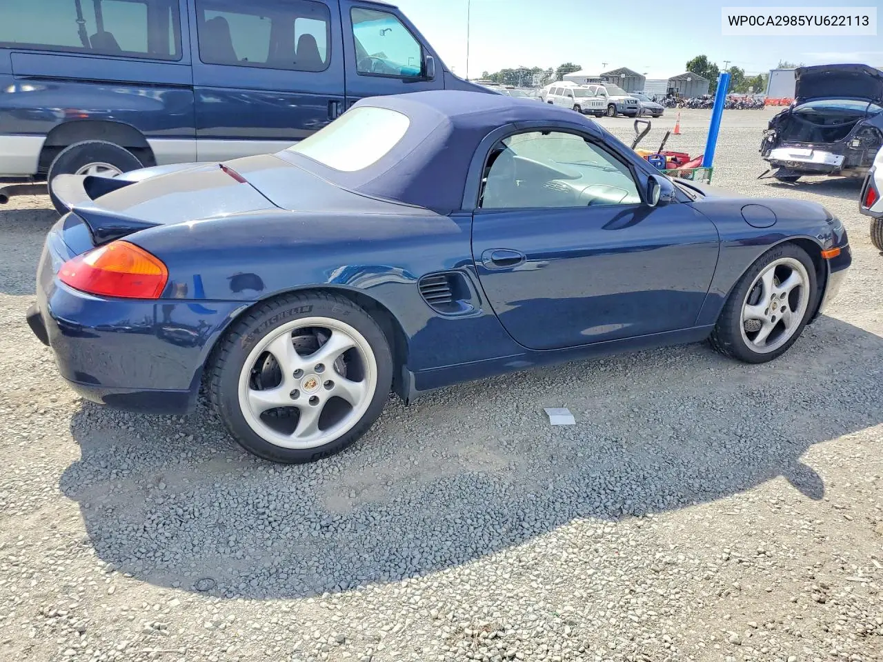 2000 Porsche Boxster VIN: WP0CA2985YU622113 Lot: 60959536