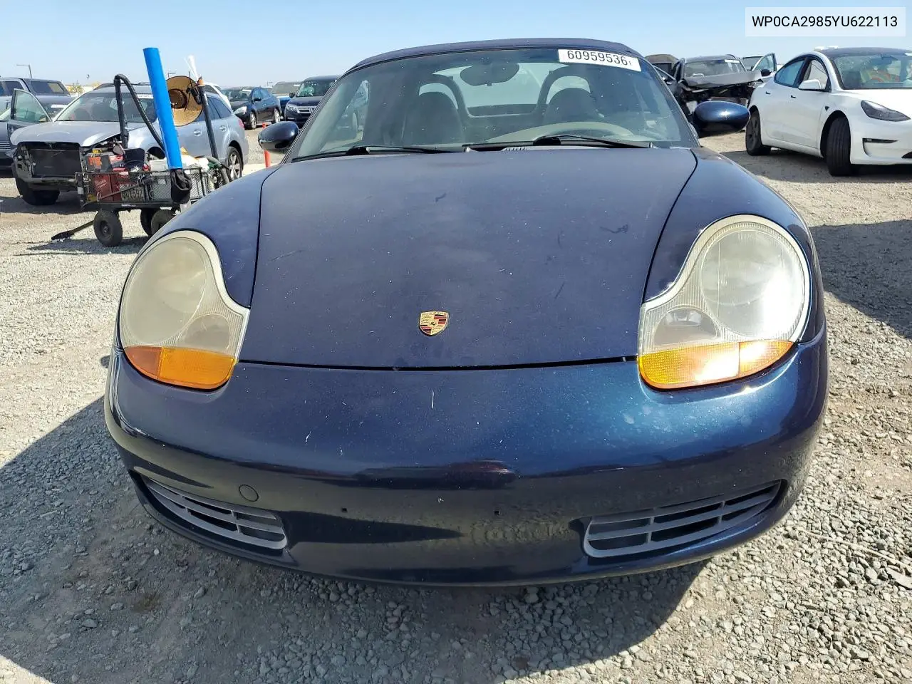 2000 Porsche Boxster VIN: WP0CA2985YU622113 Lot: 60959536