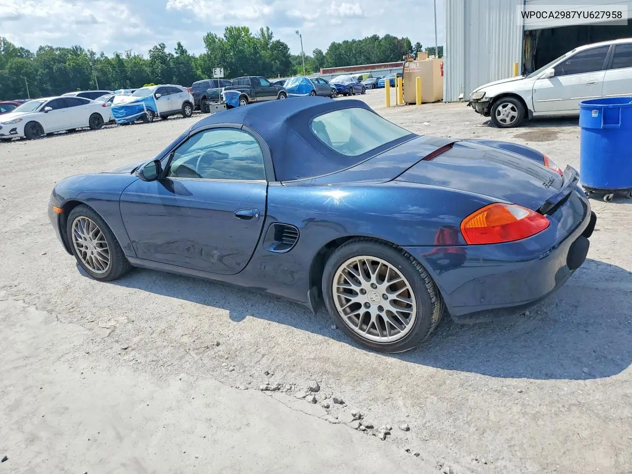 2000 Porsche Boxster VIN: WP0CA2987YU627958 Lot: 85628165
