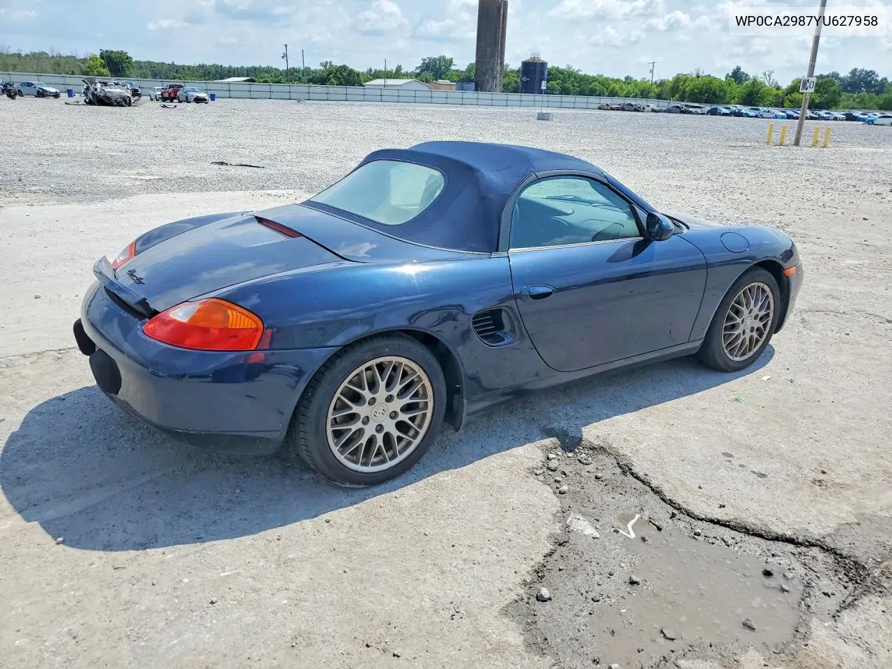 2000 Porsche Boxster VIN: WP0CA2987YU627958 Lot: 85628165